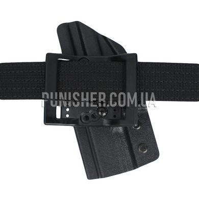 DaraHolsters Double Loop Platform Holster, Black, Glock