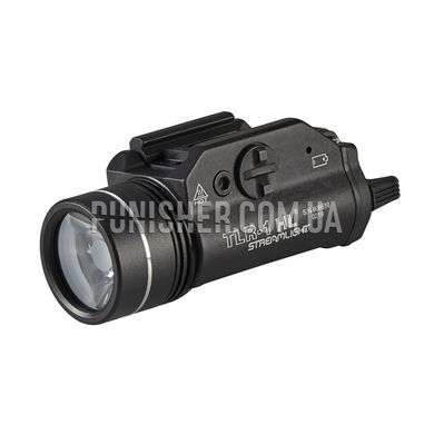 Ліхтар тактичний Streamlight TLR-1 HL Long Gun Light Kit з виносною кнопкою, Чорний, Ліхтар, Білий, 1000