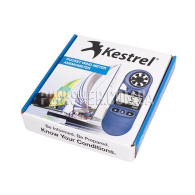 Метеостанция Kestrel 2000 Handheld Weather Meter, Зелёный, 2000 Series, Ветро-холодовой индекс, Внешняя температура, Скорость ветра