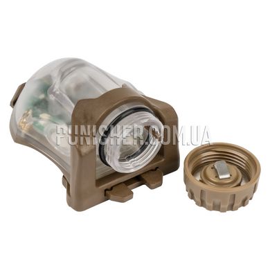 S&S Precision Manta Strobe with Webbing Adapter, Coyote Brown, Stroboscope, Green, IR, MS-0011