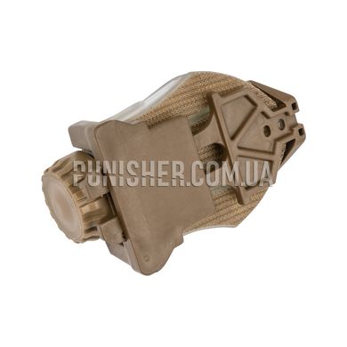 Нашоломний стробоскоп S&S Precision Manta Strobe з кріпленням Webbing Adapter, Coyote Brown, Стробоскоп, Зелений, Інфрачервоний, MS-0011