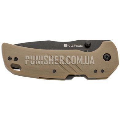 Ніж складаний Cold Steel Engage Tanto Point 3" 4116SS, DE, Ніж, Складаний, Гладкий