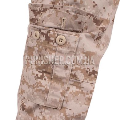 Огнеупорные штаны USMC Frog Defender M, Marpat Desert, Medium Long