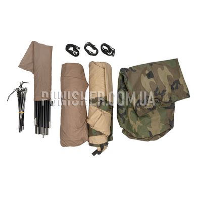 Намет US Marine Corps Combat Tent 2х місцевий Diamond Brand (Вживане), Woodland, Намет, 2