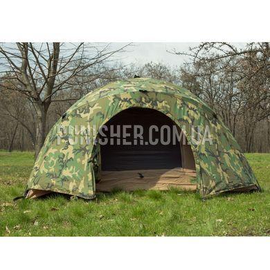 Намет US Marine Corps Combat Tent 2х місцевий Diamond Brand (Був у використанні), Woodland, Намет, 2