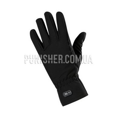 M-Tac Winter Soft Shell Black Gloves, Black, Medium