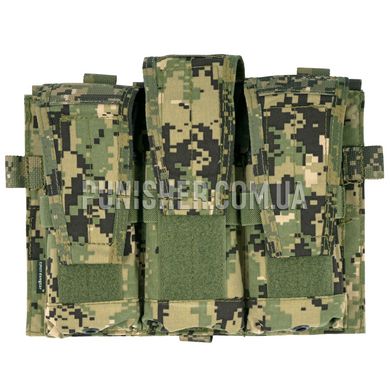 Emerson Triple Magazine Pouch AVS Vest, AOR2, 3, Molle, AK-74, AR15, M4, M16, HK416, For plate carrier, Cordura 500D