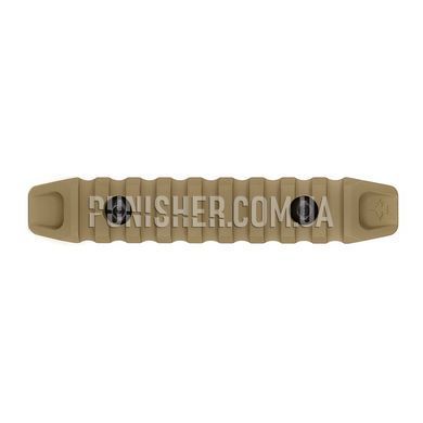 KPYK Picatinny Rail for 9 slots with M-Lok mount, Coyote Tan, M-Lok, Picatinny rail