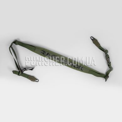Ремень оружейный Ragnarok RAGNARR Gen.II одно/двухточечный с широким наплечным упором, Olive, Оружейный ремень, Одноточечный, Двухточечный