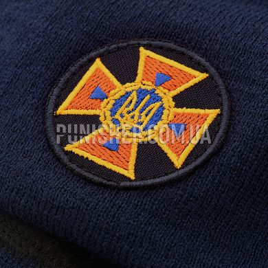 M-Tac SES of Ukraine Fine Knit 100% Acrylic Beanie, Navy Blue, Small/Medium