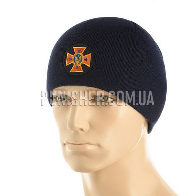M-Tac SES of Ukraine Fine Knit 100% Acrylic Beanie, Navy Blue, Small/Medium