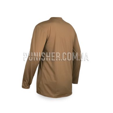USMC Polartec Silkweight Level 1 Underwear T-shirt, Coyote Brown, Medium Long