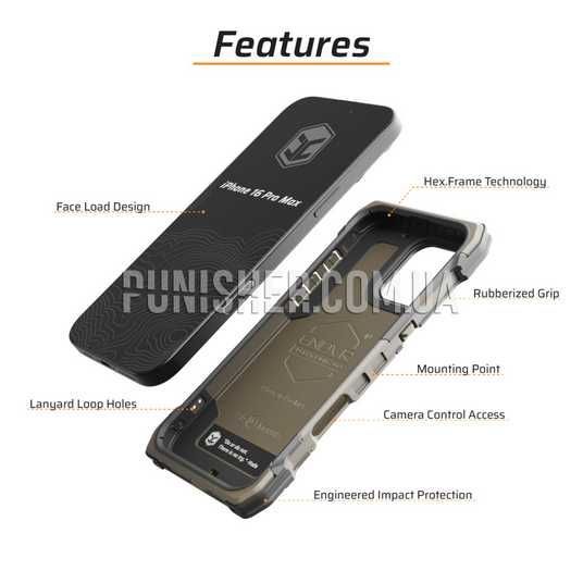 Защитный чехол Juggernaut ENDVR для смартфона iPhone 16 Pro Max DE