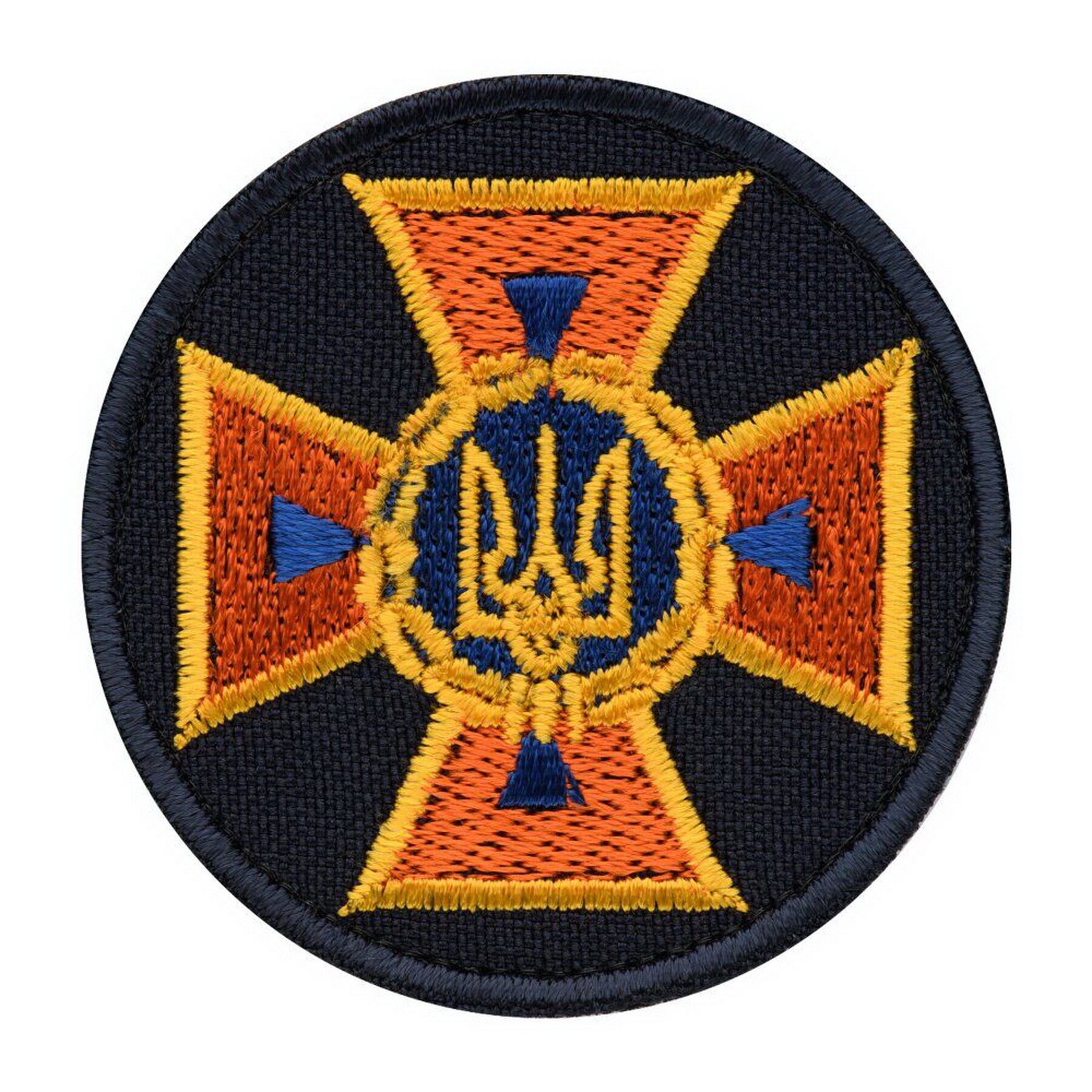 Кокарда ДСНС на липучці Зроблено в Україні - купити в Україні