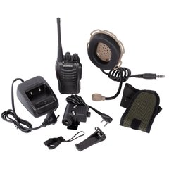 Комплект радіозв'язку Z-Tactical Bowman Evo III з радіостанцією та кнопкою PTT U94 під Kenwood, DE
