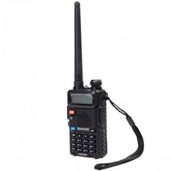 Радиостанция Baofeng UV-5R, Черный, VHF: 136-174 MHz, UHF: 400-520 MHz