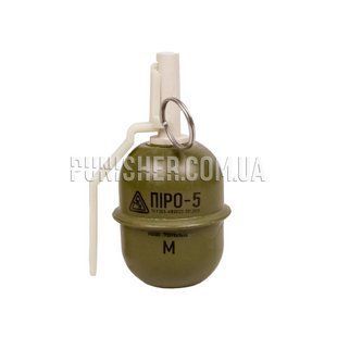 Граната імітаційно-тренувальна Pyrosoft з активною чекою "ПІРО-5М", Olive