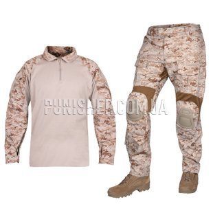 Комплект уніформи Emerson G3 Combat Uniform AOR1, AOR1, X-Large
