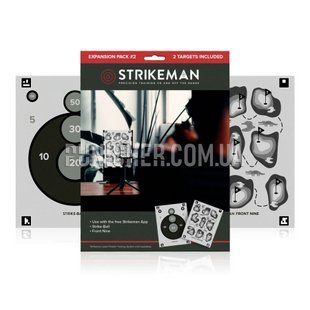 Strikeman Airsoft and Front Nine Expanded Target Pack, Black, Target