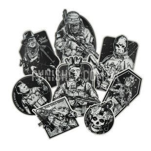 Стикерпак Dead Souls Group Horror, Белый/Черный, Стикеры