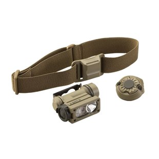 Ліхтар Streamlight Sidewinder Compact II з наголов'ям, Coyote Brown, Нашоломний, Батарейка, Синій, Білий, Інфрачервоний, Червоний