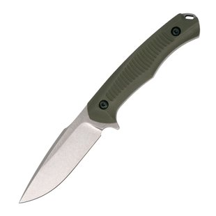 Ingul Punisher MP-1 Knife, Dark Olive, Knife, Fixed blade, Smooth