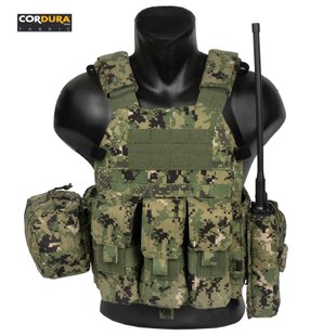 Плитоноска Emerson LBT6094A Plate Carrier с подсумками Уценка, AOR2, Плитоноска