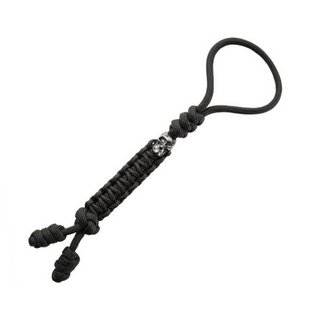 M-Tac Loopy Snake Skull Knife Lanyard, Black, Lanyard