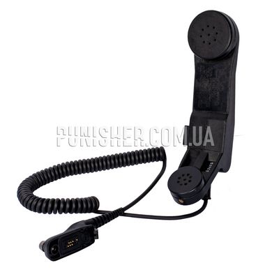 Military Handset Radio H-250/U for Motorola (Used), Black