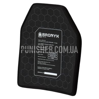 Bronyx AP3 X-Large 3 class Armor Plate, Black, Armor plates, 3, X-Large, Ultra high molecular weight polyethylene