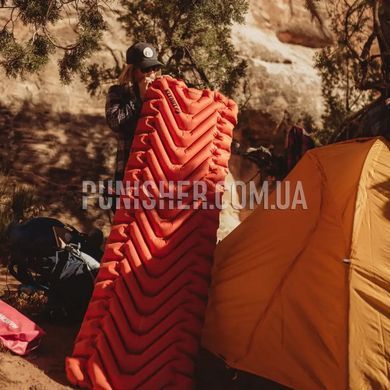 Каремат утепленный Klymit Insulated Static V, Красный, Коврик