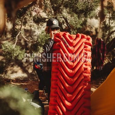 Каремат утепленный Klymit Insulated Static V, Красный, Коврик