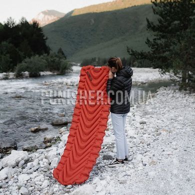 Каремат утепленный Klymit Insulated Static V, Красный, Коврик