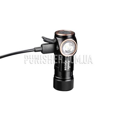 Fenix HM50R V2.0 Headlamp, Black, Headlamp, Accumulator, USB, White, Red, 700