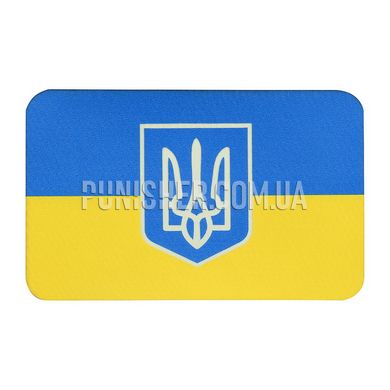 Нашивка M-Tac Прапор України з Гербом (80х50 мм), Жовто-блакитний