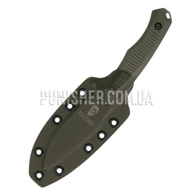 Ingul Punisher MP-1 Knife, Dark Olive, Knife, Fixed blade, Smooth