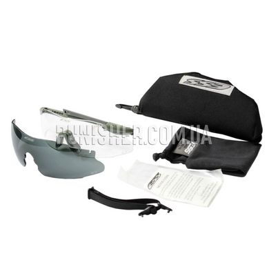 ESS ICE Kit Protective Eyeshields, Foliage Green, Transparent, Smoky, Goggles