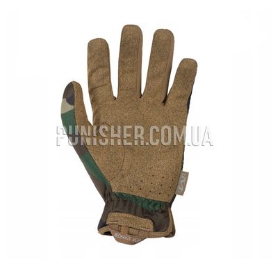 Mechanix Fastfit Woodland Gloves, Woodland, Large
