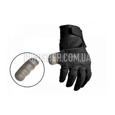Mil-Tec Tactical Kevlar Black Gloves, Medium