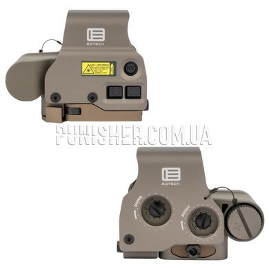 EOtech EXPS3-1 Holographic Weapon Sight, Tan, Collimator, 1x, 1 MOA