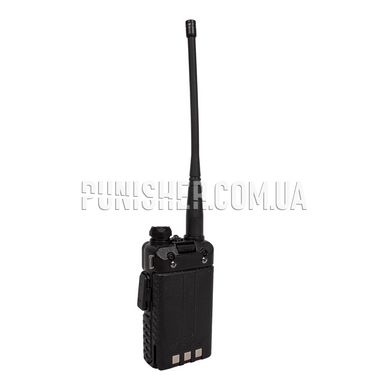 Радіостанція Baofeng UV-5R, Чорний, VHF: 136-174 MHz, UHF: 400-520 MHz