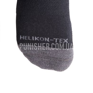 Helikon-Tex Lightweight Socks - Coolmax, Black, Large, Summer