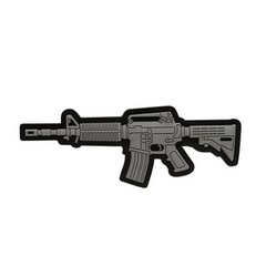 Нашивка M-Tac M4A1 3D ПВХ, Сірий, ПВХ