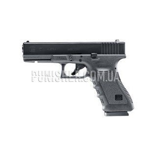 Пістолет тренувальний Glock 17 страйкбольний Umarex CO2, Чорний, Glock, CO2, Немає