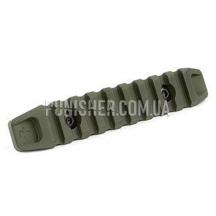 Планка Пикатинни КРУК на 9 слотов с креплением M-Lok, Olive Drab, M-Lok, Кронштейн