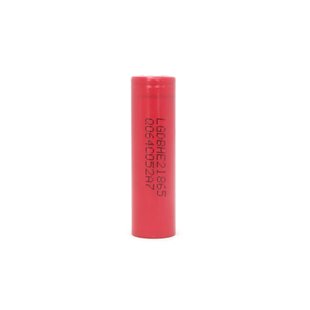 18650 LG-HE2 2500 mAh Li-Ion (20A) Battery, Red, 18650