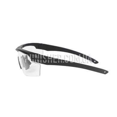 Балістичні окуляри ESS Crosshair з прозорою лінзою, Чорний, Прозорий, Окуляри