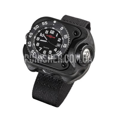 Часы со встроенным фонариком Surefire 2211 Signature WristLight 300 lumen, Черный, Фонарик, Тактические часы