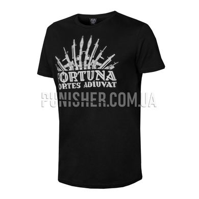 Rowdy Fortuna T-Shirt, Black, Small