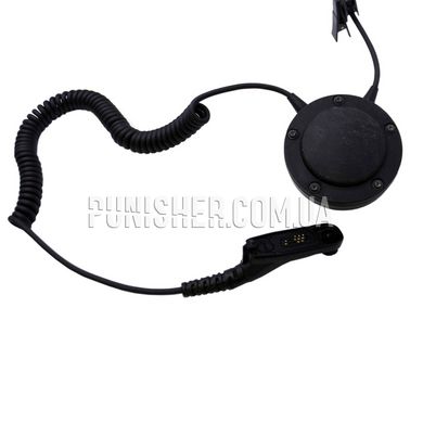 Thales Lightweight MBITR Headset USA for Motorola DP, Black